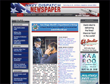Tablet Screenshot of navydispatch.com